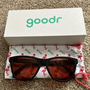 Goodr Sunglasses with carrying case. Excellent condition